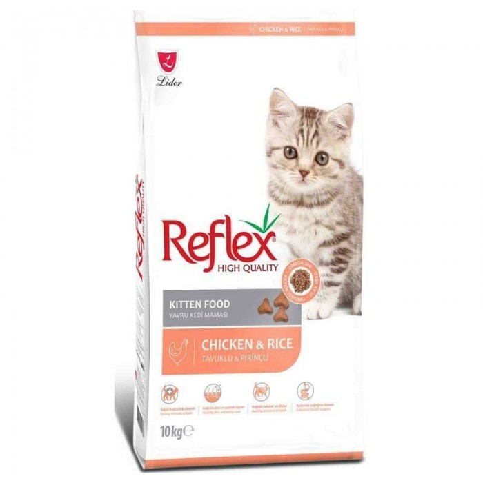 Reflex Kitten Tavuklu ve Pirinçli Yavru Kedi Maması 10 Kg