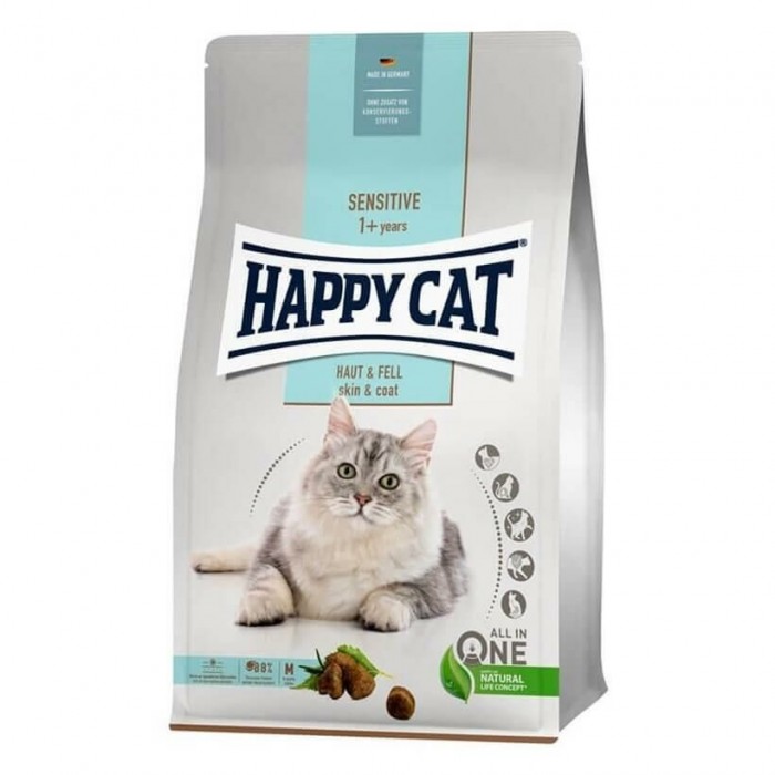Happy Cat Sensitive Hassas Tüy ve Deri İçin Kedi Maması 4KG