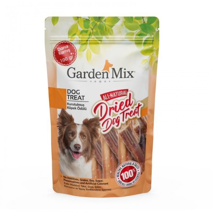 Gardenmix Kurutulmuş Dana Penisi Köpek Ödülü 100gr