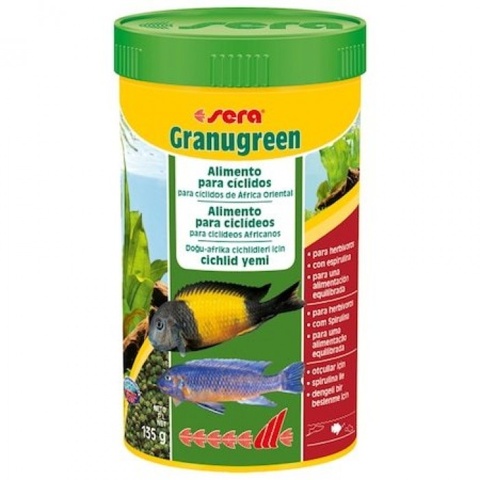 Sera Granugreen Granül Balık Yemi - 250 ml