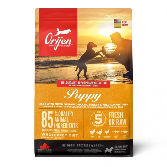 Orijen Puppy - (Tavuklu, Hindili, Yumurtalı, Ringa Balıklı ve Ciğerli) Tahılsız Yavru Köpek Maması 2KG