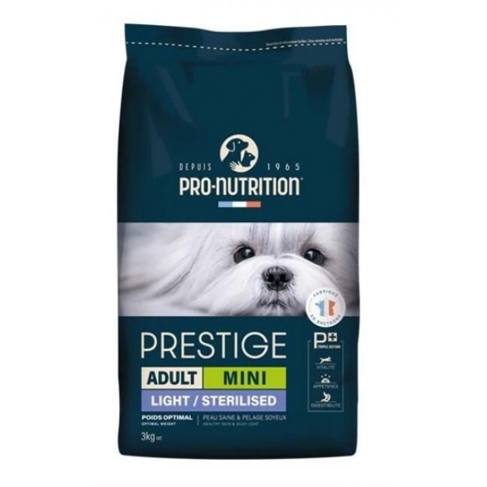 Pro Nutrition Prestige Adult Mini Light Kısırlaştırılmış Yetişkin Köpek Maması 3 K