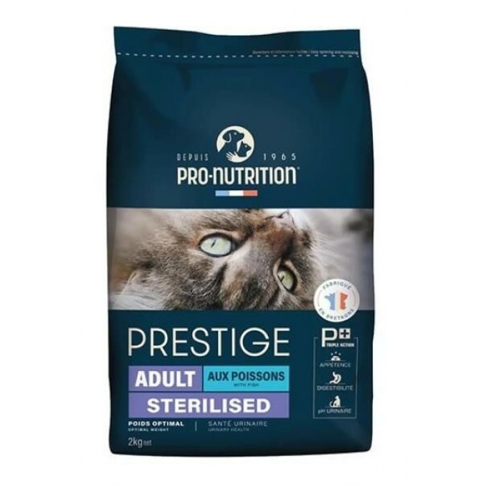 Pro Nutrition Prestige Somonlu ve Morina Balıklı Kısırlaştırılmış Yetişkin Kedi Maması 2 Kg