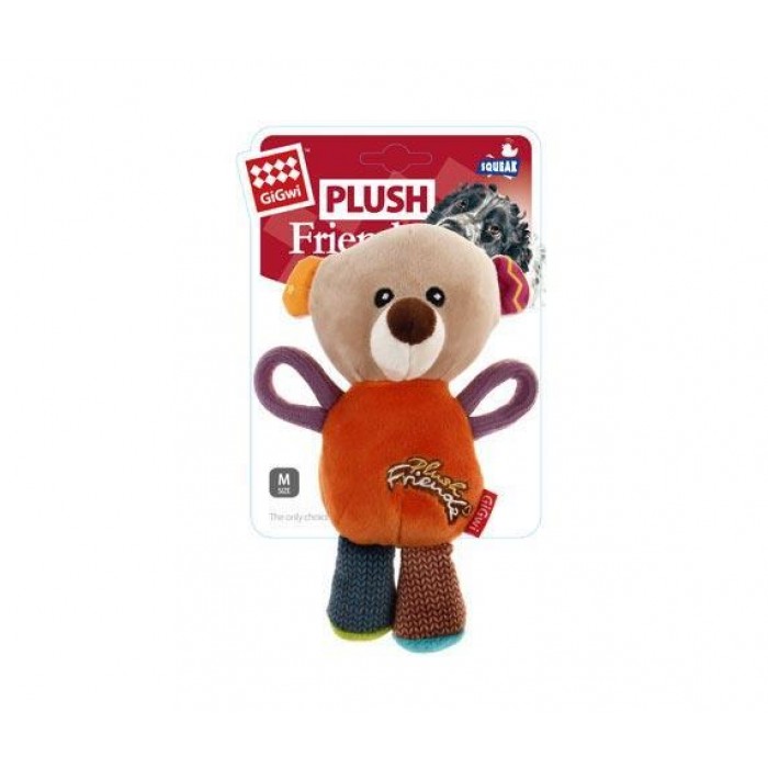 Gigwi Plush Friendz Sesli Ayı Peluş Köpek Oyuncagı