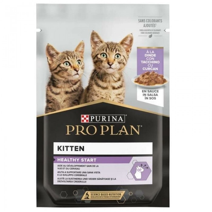 Pro Plan Pouch Sos İçinde Hindili Yavru Kedi Konservesi 85gr