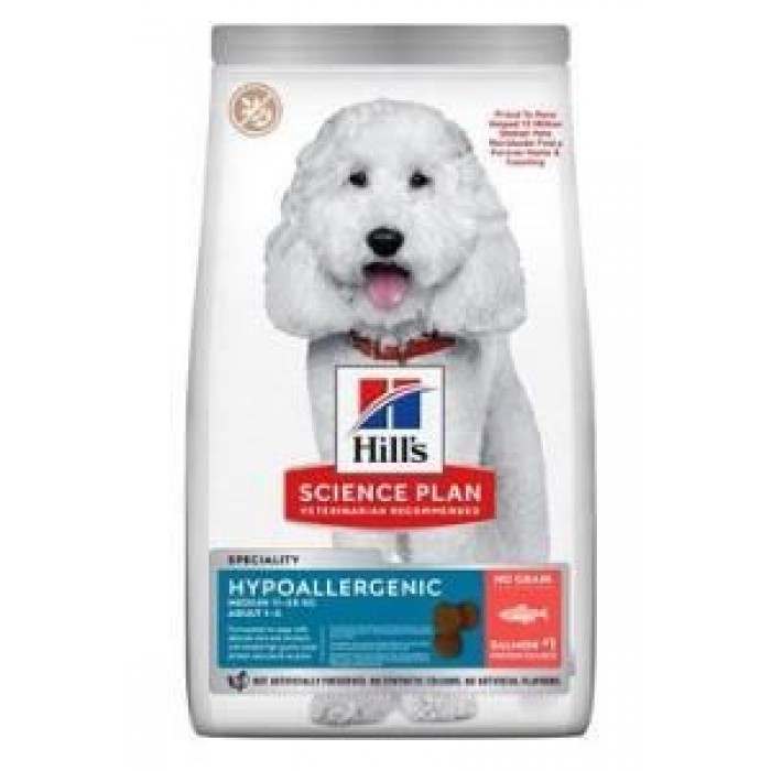 Hills Hypo-Allergenic Somonlu Orta Irk Yetişkin Köpek Maması 2,5 Kg