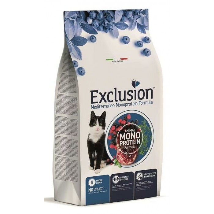 Exclusion Monoprotein Sığır Etli ve Narlı Düşük Tahıllı Kısırlaştırılmış Kedi Maması 12kg