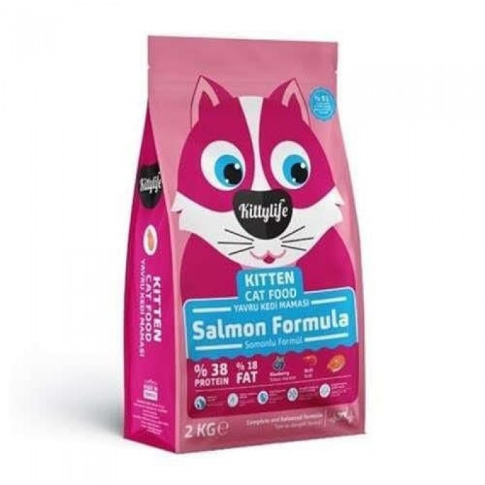 Kittylife Somonlu Yavru Kedi Maması 2 Kg