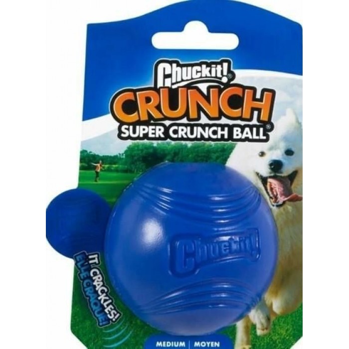 Chuckit Super Crunch Ball Hışırtılı Köpek Oyun Topu (Orta Boy)