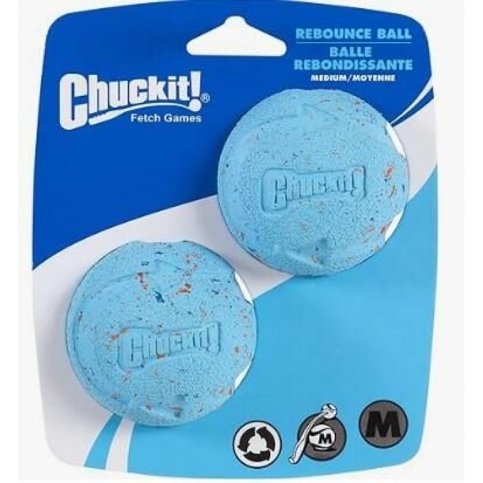 Chuckit! Rebounce Ball 2'li Doğa Dostu Köpek Oyun Topu (Orta Boy)