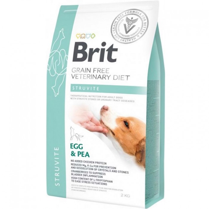 Brit Veterinary Diet STRUVITE Üriner Sistem Sağlığı İçin Tahılsız Köpek Maması 2KG