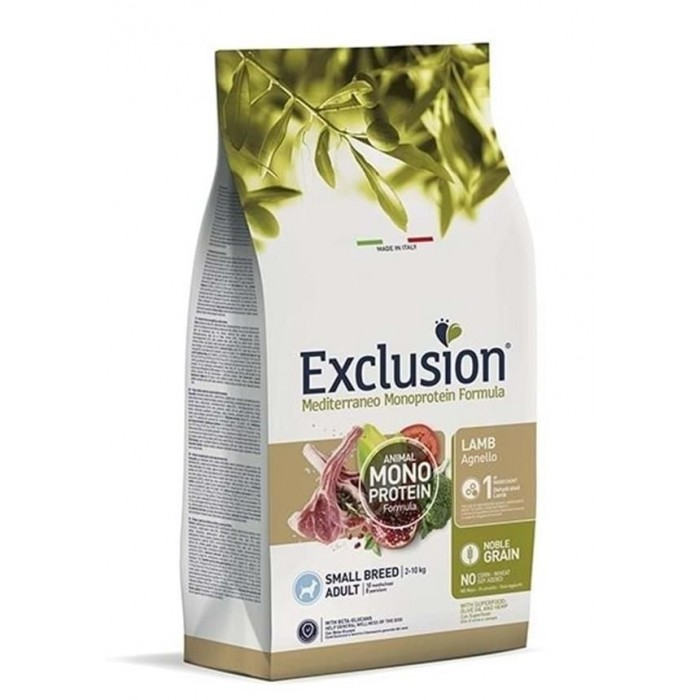 Exclusion Monoprotein Kuzulu ve Narlı Düşük Tahıllı Küçük Irk Yetişkin Köpek Maması 2kg