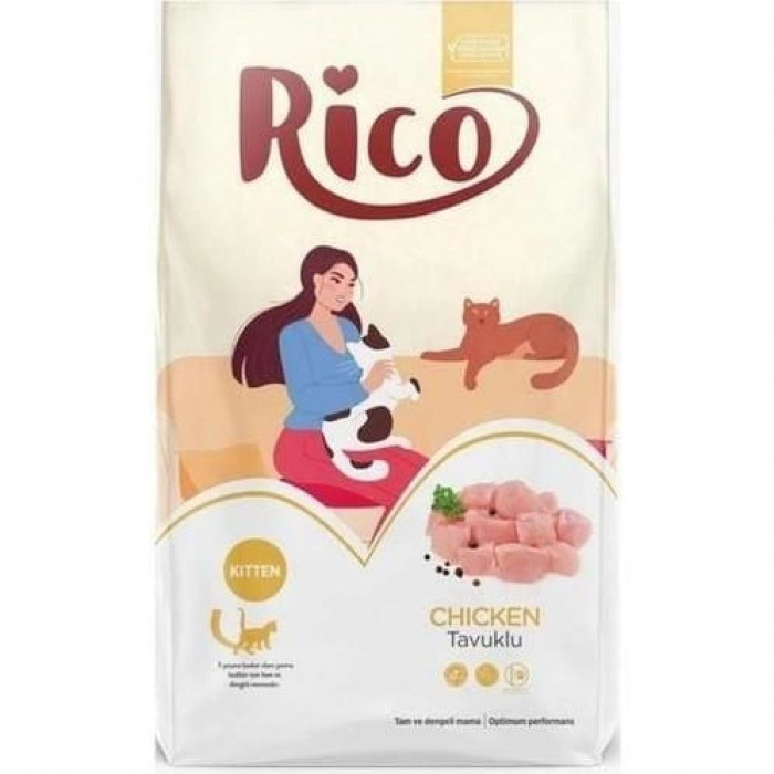 Rico Tavuklu Yavru Kedi Maması 2 KG