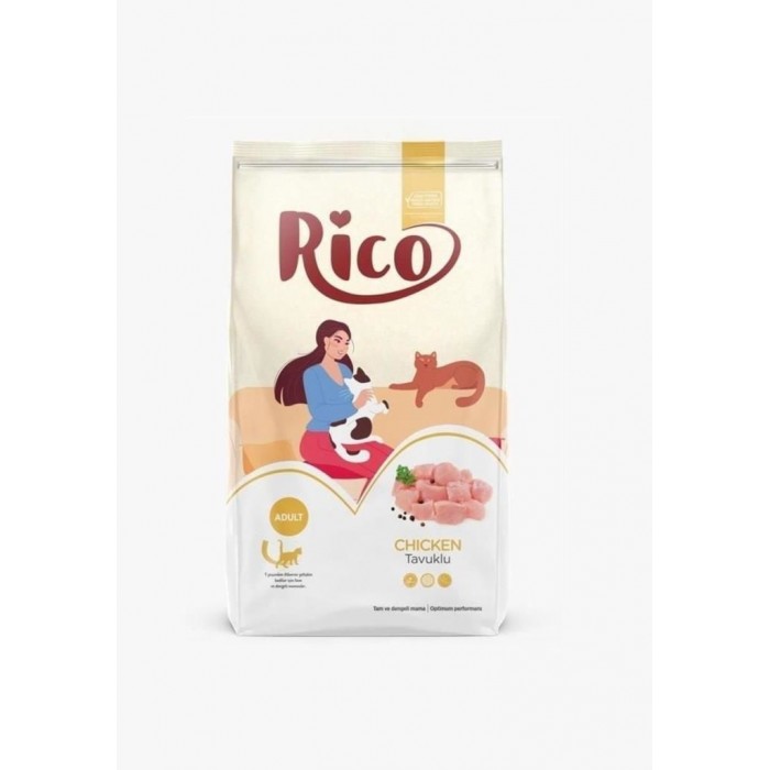 Rico Tavuklu Yetişkin Kedi Maması 2 KG