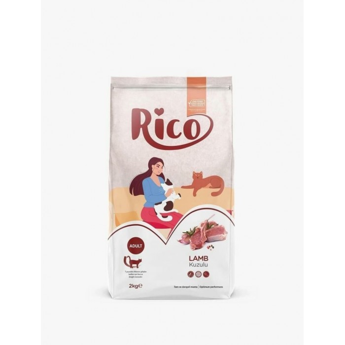 Rico Kuzu Etli Yetişkin Kedi Maması 2 KG