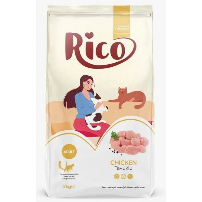 Rico Tavuklu Yetişkin Kedi Maması 15 KG