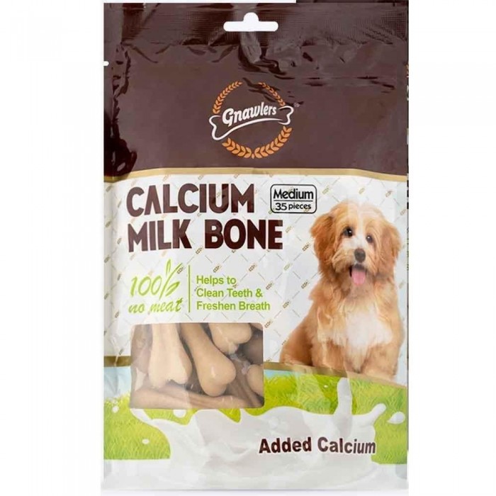 Gnawlers Köpek Ödülü Calcium Milk Bone 35'li Paket