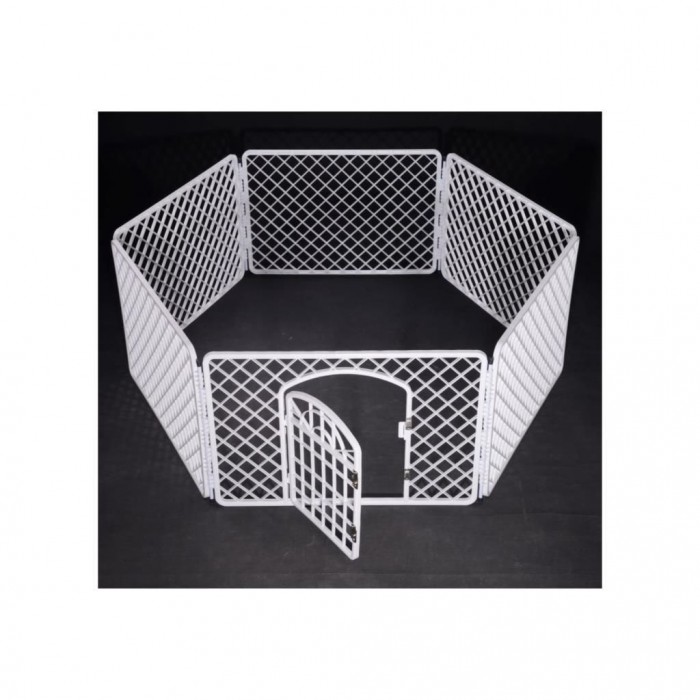 Keypet Köpek Çiti Plastik 6'lı 90x60