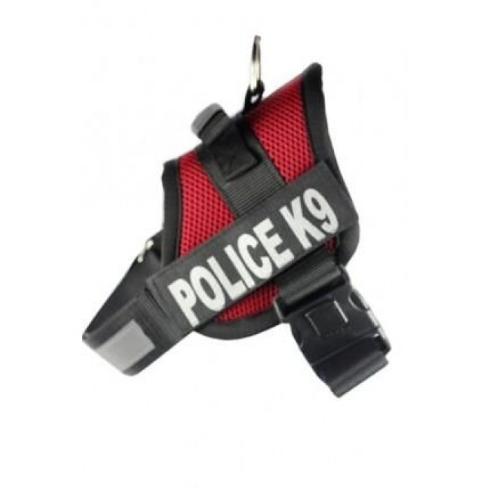 Dog Police Göğüs Tasması No:2 - Kırmızı