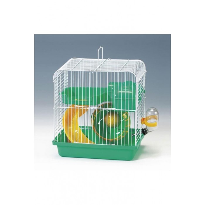 Eurogold Yeşil Beyaz Hamster Kafesi 23*17*25 cm