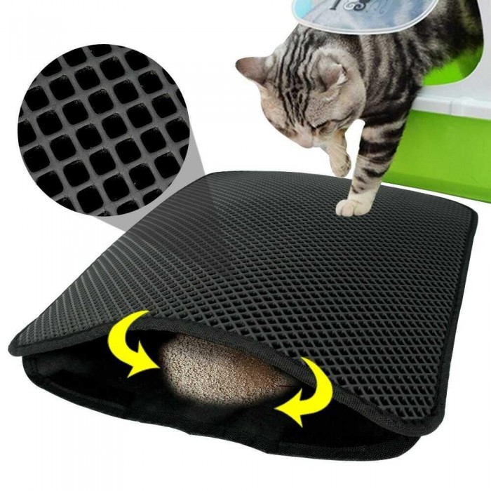 Pet Style Elekli Kedi Tuvaleti Paspası - Siyah