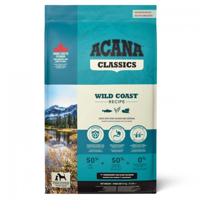Acana Classics - Wild Coast Ringa Balıklı Düşük Tahıllı Yetişkin Köpek Maması 11,4KG	