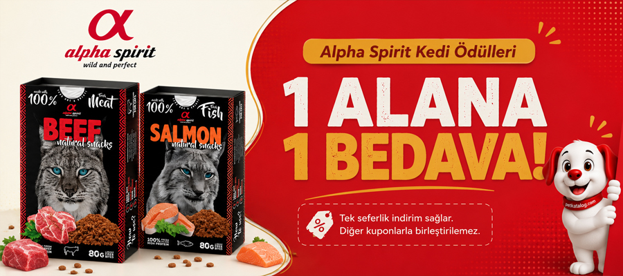 Alpha Spirit Kedi Ödülleri 1 Alana 1 Bedava!