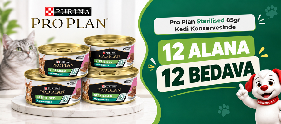 Pro Plan Sterilised 85GR Kedi Konservesi 12 Alana 12 Bedava!