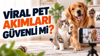 Viral pet akımlarını çeken kedi ve köpek ile sosyal medya trendlerinin güvenliği