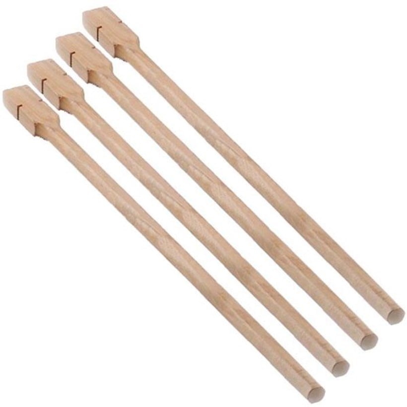 Quik Ahşap Kuş Tüneği 40 Cm (4'lü)