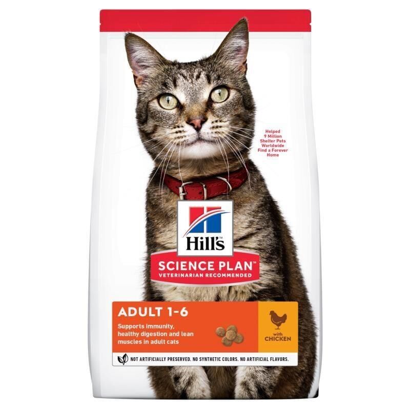 Hills Tavuklu Yetişkin Kedi Maması 8+2 Kg