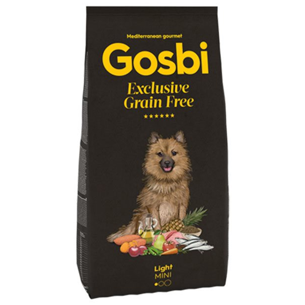 Gosbi Exclusive Tahılsız Somonlu ve Hindili Küçük Irk Light Köpek Maması 7KG