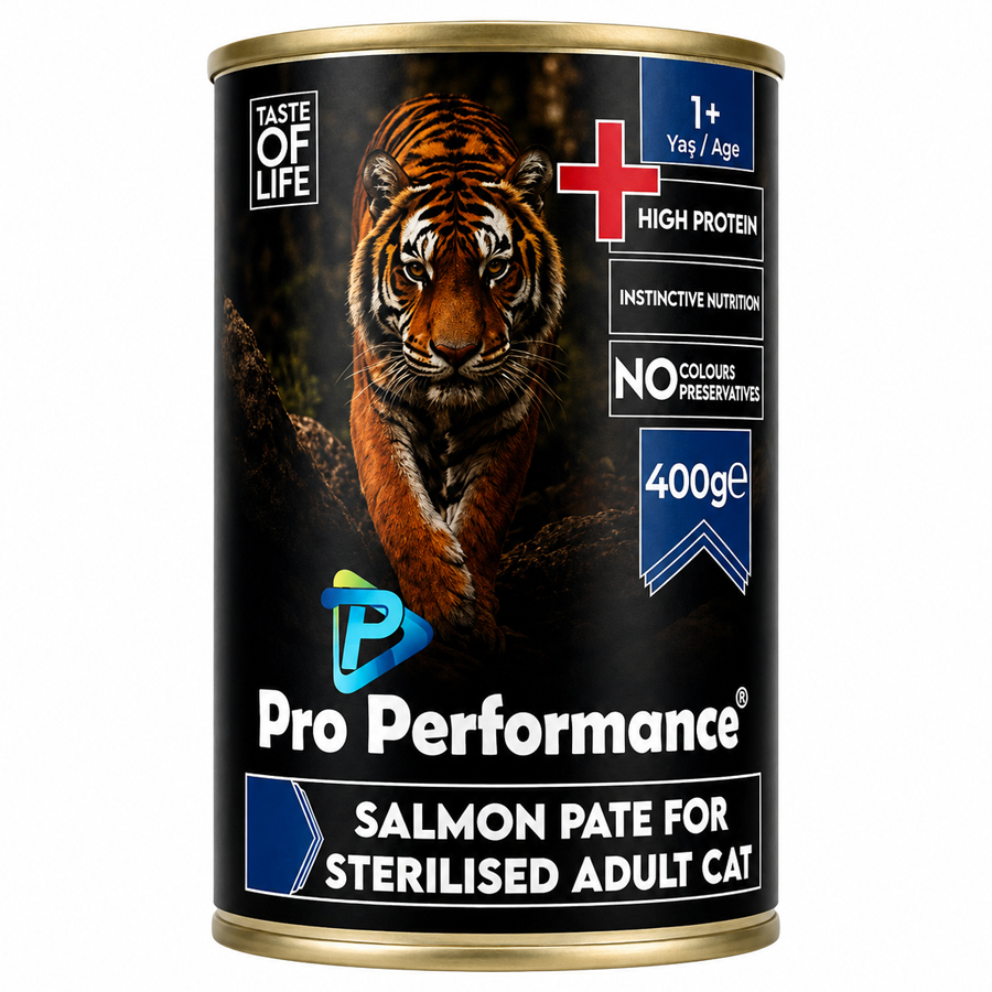 Pro Performance Pate Somonlu Ezme Kısırlaştırılmış Kedi Konservesi 400gr