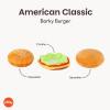 Play Pet Amerikan Klasik - Hamburger (Mini) Peluş Köpek Oyuncağı