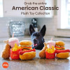Play Pet Amerikan Klasik - Hamburger (Mini) Peluş Köpek Oyuncağı