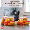 Play Pet Amerikan Klasik - Sosisli sandviç (Mini) Peluş Köpek Oyuncağı