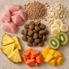 N&D Tropical Selection غذای سگ بالغ نژاد متوسط و بزرگ با مرغ و گندم اسپلت و جو دوسر و میوه‌های استوایی 2 کیلوگرم