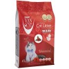 Vancat Naturel Kokusuz 10 KG İnce Taneli Topaklanan Bentonit Kedi Kumu