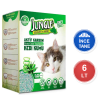 Jungle Aktif Karbonlu Aloe Vera Kokulu 6 LT / 5,1 KG İnce Taneli Topaklanan Bentonit Kedi Kumu