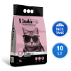 Lindocat Prestige Bebek Pudrası Kokulu 10 LT İnce Taneli Topaklanan Bentonit Kedi Kumu