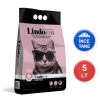 Lindocat Prestige خاک بستر بنتونیتی کلوخه‌شونده گربه با دانه‌های ریز با رایحه پودر بچه 5 lt