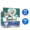 Sanicat Active White Kokusuz 10 LT İnce Taneli Topaklanan Bentonit Kedi Kumu