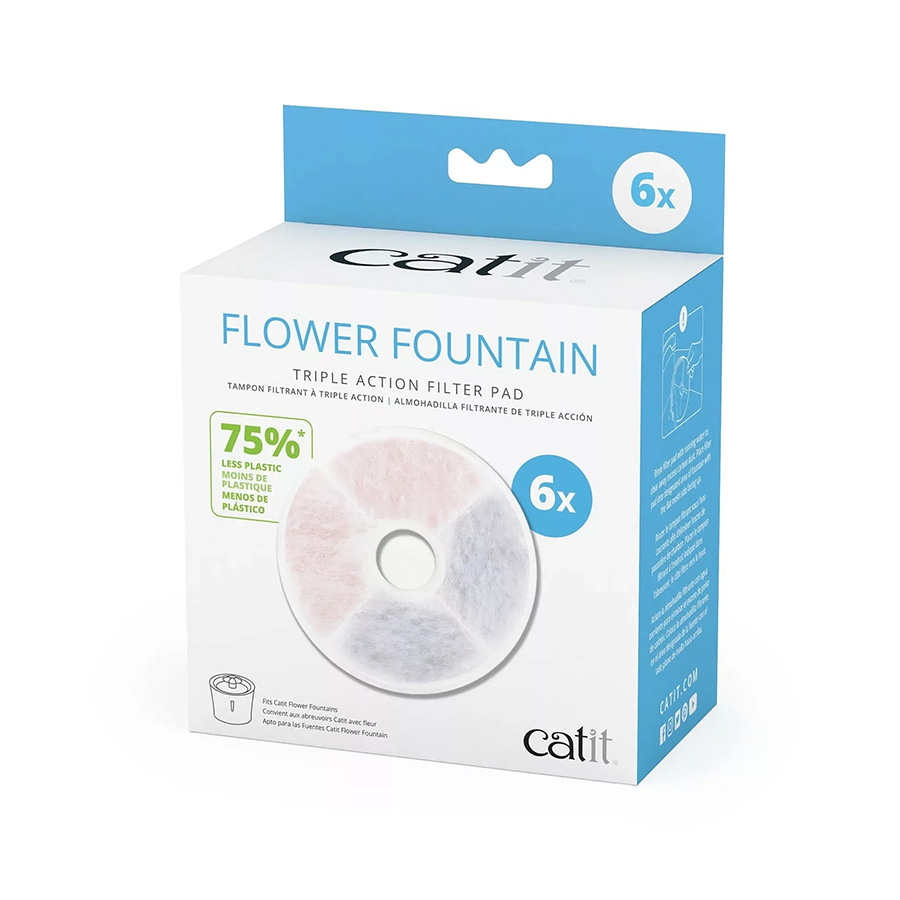 Catit بسته بندی کارتریج جایگزین نوشیدنی 6 (برای مصرف کنندگان با کد 43742,55600، 50023)