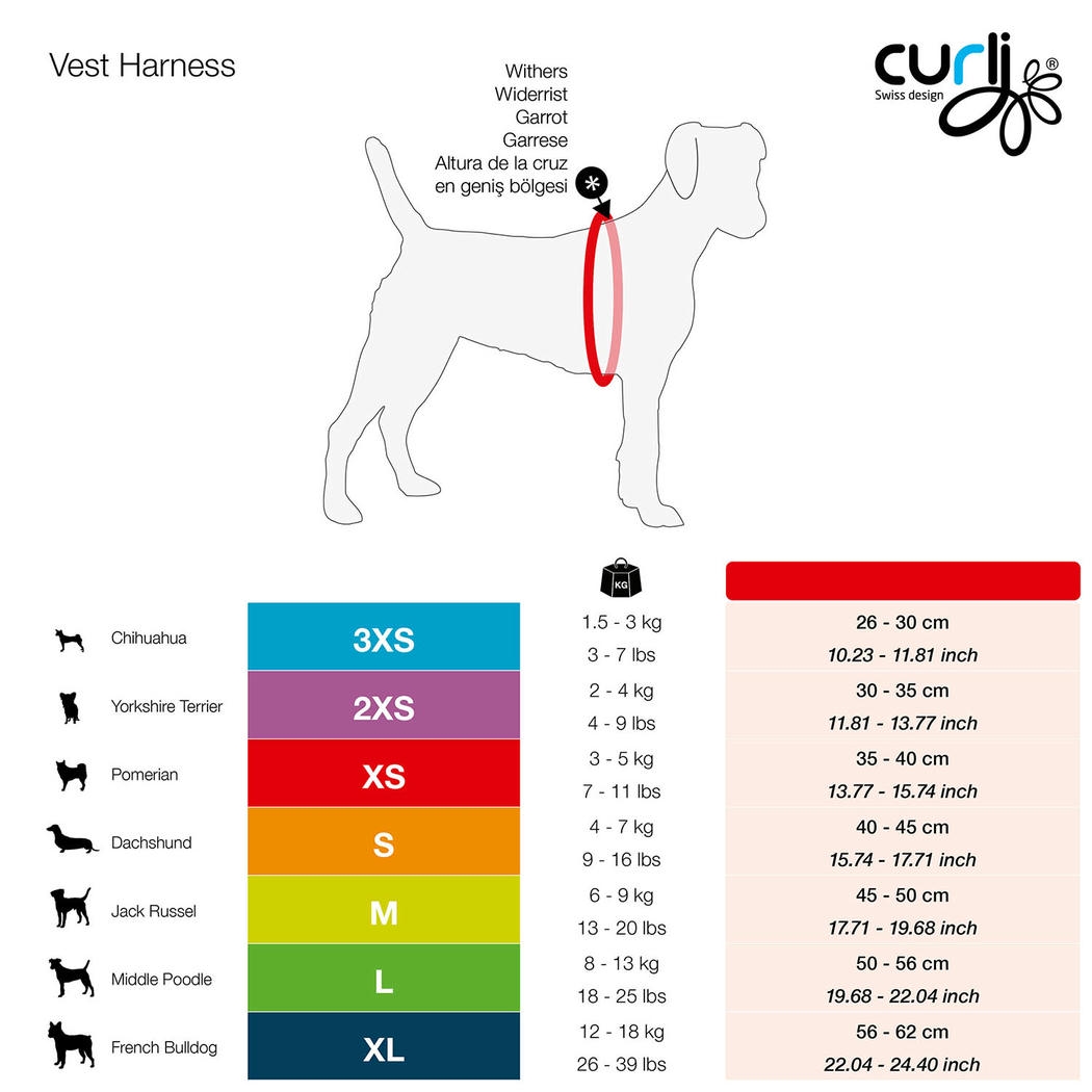 Curli Vest Air-Mesh قلاده کتفی سگ بلو اس