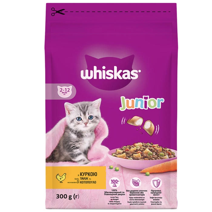 Whiskas Tavuklu Yavru Kuru Kedi Maması 300 gr