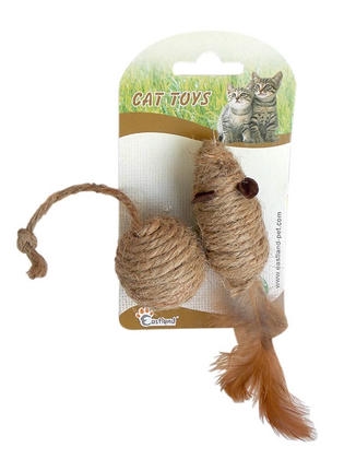 Eastland Hasır Top ve Fare Kedi Oyuncağı