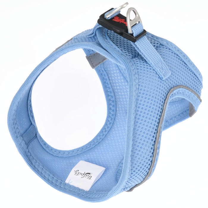 Tailpetz Airmesh Kedi ve Küçük Irk Köpek Göğüs Tasması Mavi [2XSmall]