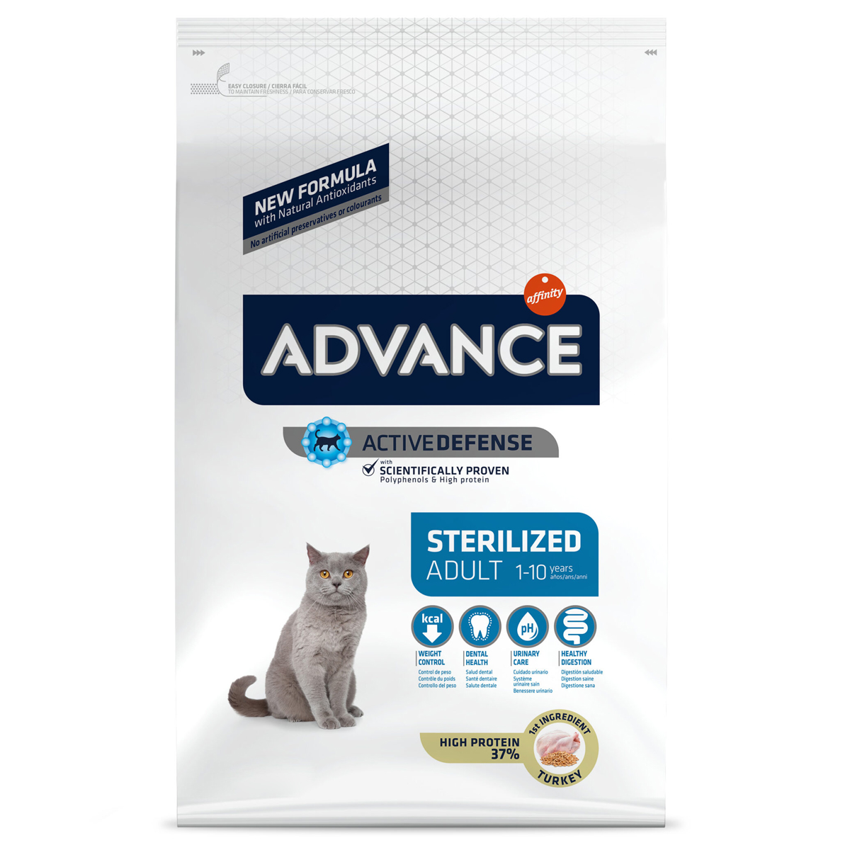 Advance Sterilized Hindili Kısırlaştırılmış Kedi Maması 1.5 Kg