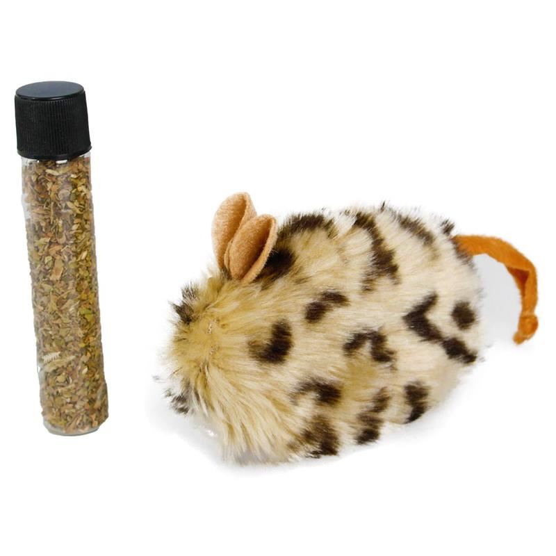 Flamingo Catnipli Peluş Fare Kedi Oyuncağı 10 x 4 x 4 Cm