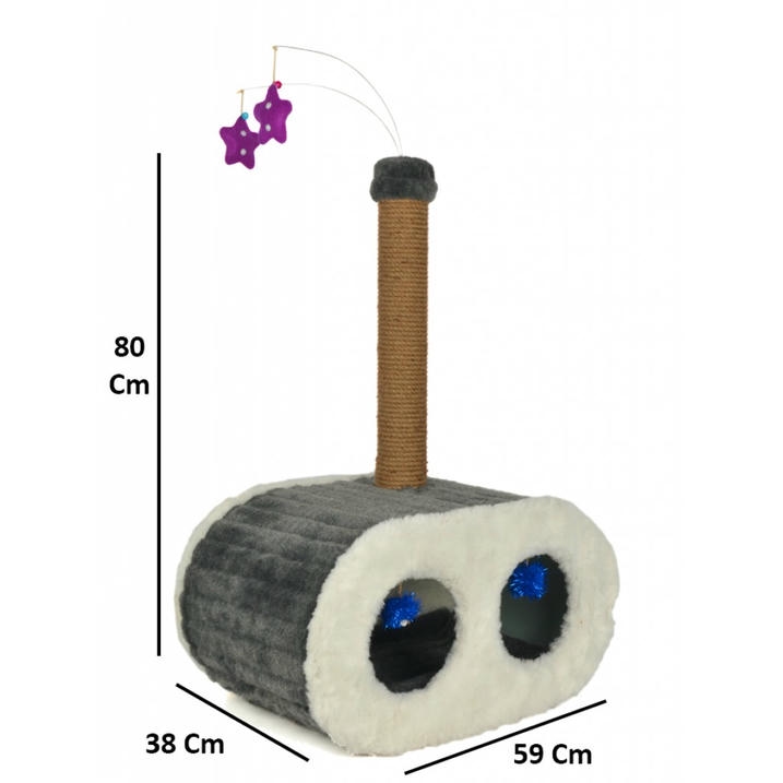 Pungar Cat Kedi Tırmalaması Yuvalı 80 cm